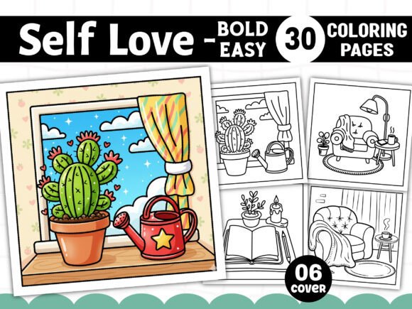 Bold and Easy Self Love Coloring Pages: A Creative Path to Inner Peace