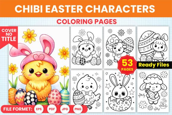 Chibi Easter Characters Coloring Pages: A Fun and Creative Way to Celebrate the Holiday