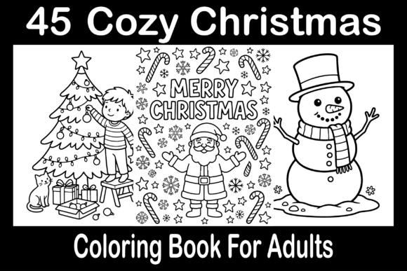 Cozy Christmas Coloring Book for Adults: A Perfect Addition to Your Digital Product Line