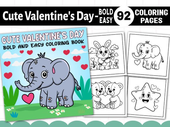 Cute Valentine s Day Coloring Pages Kids
