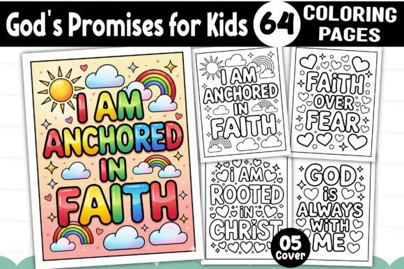 God’s Promises for Kids Coloring Book: A Creative Journey of Faith and Imagination