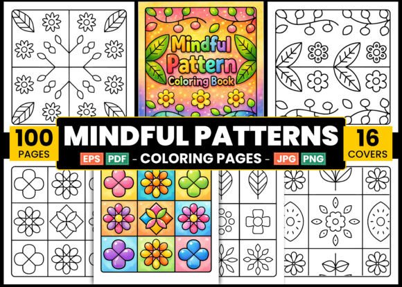 Mindful Patterns Coloring Pages Adults: A Creative Tool for Relaxation and Expression