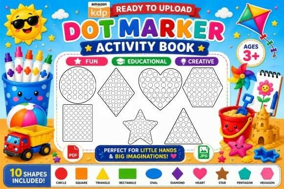 Shapes Dot Marker Coloring Pages: A Practical Tool for Early Learning and Creative Workflows